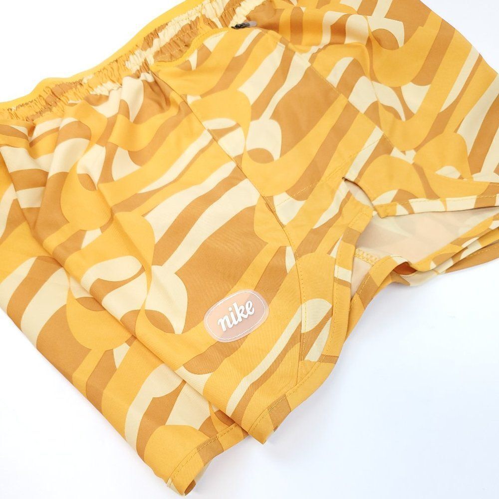Nike Dri-FIT Icon Clash Tempo Luxe Women's Running Shorts Yellow DQ6117-752 - Picture 11 of 13